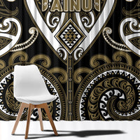 Aotearoa Waikato Tainui Window Curtain Maori Tribal Pattern