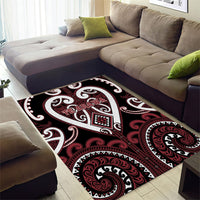 Aotearoa Te Arawa Area Rug Maori Tribal Pattern