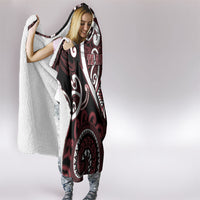 Aotearoa Te Arawa Hooded Blanket Maori Tribal Pattern