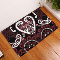 Aotearoa Te Arawa Rubber Doormat Maori Tribal Pattern