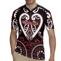 Custom Aotearoa Te Arawa Rugby Jersey Maori Tribal Pattern
