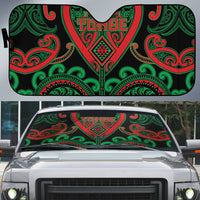 Aotearoa Ngai Tuhoe Auto Sun Shade Maori Tribal Pattern