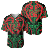 Custom Aotearoa Ngai Tuhoe Baseball Jersey Maori Tribal Pattern
