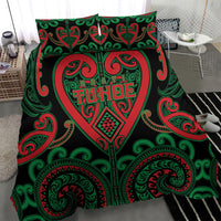 Aotearoa Ngai Tuhoe Bedding Set Maori Tribal Pattern