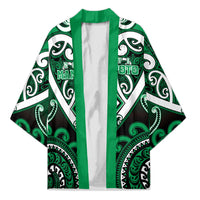 Custom Aotearoa Ngati Maniapoto Kimono Maori Tribal Pattern
