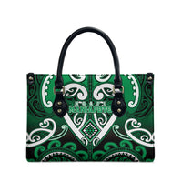 Aotearoa Ngati Maniapoto Leather Bag Maori Tribal Pattern