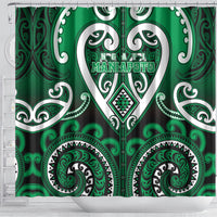 Aotearoa Ngati Maniapoto Shower Curtain Maori Tribal Pattern