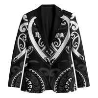 Custom Aotearoa Ngati Raukawa Blazer Maori Tribal Pattern