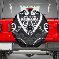 Aotearoa Ngati Raukawa Spare Tire Cover Maori Tribal Pattern