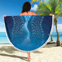 Polynesia Manta Ray Beach Blanket Let's The Sea Set You Free - Polynesian Pride