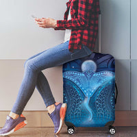 Polynesia Manta Ray Luggage Cover Let's The Sea Set You Free - Polynesian Pride