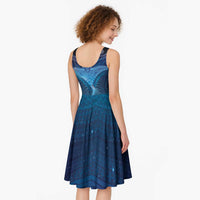 Polynesia Manta Ray Midi Dress Let's The Sea Set You Free - Polynesian Pride