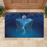Polynesia Manta Ray Rubber Doormat Let's The Sea Set You Free - Polynesian Pride