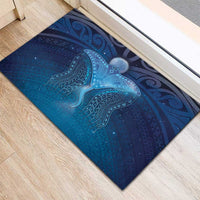 Polynesia Manta Ray Rubber Doormat Let's The Sea Set You Free - Polynesian Pride
