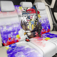 Filipino American History Month Back Car Seat Cover The Eight-Rayed Sun Flags With Bald Eagle