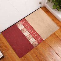 Papua New Guinea Rubber Doormat Oro Tapa Pattern