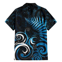 New Zealand Sea Week Family Matching Mermaid Dress and Hawaiian Shirt Maori Wave Pattern Ocean Blue LT05 - Polynesian Pride