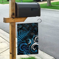 New Zealand Sea Week Garden Flag Maori Wave Pattern Ocean Blue