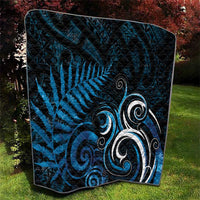 New Zealand Sea Week Quilt Maori Wave Pattern Ocean Blue LT05 - Polynesian Pride