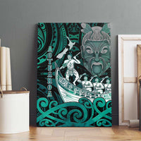 New Zealand Waka Racing Canvas Wall Art Maori Warriors
