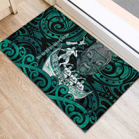New Zealand Waka Racing Rubber Doormat Maori Warriors