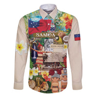 Samoa Culture Family Matching Off Shoulder Maxi Dress and Hawaiian Shirt Embracing The Spirit