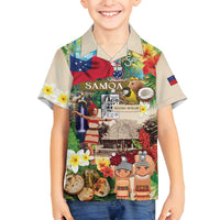 Samoa Culture Family Matching Off Shoulder Maxi Dress and Hawaiian Shirt Embracing The Spirit