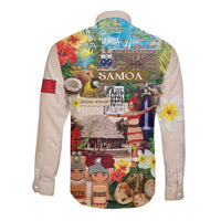 Samoa Culture Long Sleeve Button Shirt Embracing The Spirit