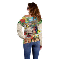 Samoa Culture Off Shoulder Sweater Embracing The Spirit LT05 - Polynesian Pride