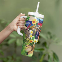 Samoa Culture Tumbler With Handle Embracing The Spirit LT05 - Polynesian Pride