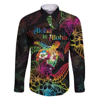 Hawaii Pride Family Matching Puletasi and Hawaiian Shirt Aloha Is Aloha