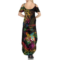 Hawaii Pride Summer Maxi Dress Aloha Is Aloha LT05 - Polynesian Pride
