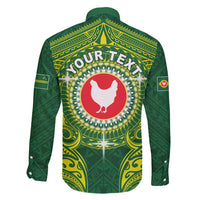 Personalized American Samoa Manua Cession Day Family Matching Long Sleeve Bodycon Dress and Hawaiian Shirt Up Up The Moa