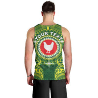 Personalized American Samoa Manua Cession Day Men Tank Top Up Up The Moa LT05 - Polynesian Pride