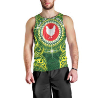 Personalized American Samoa Manua Cession Day Men Tank Top Up Up The Moa LT05 - Polynesian Pride