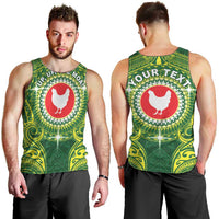 Personalized American Samoa Manua Cession Day Men Tank Top Up Up The Moa LT05 - Polynesian Pride