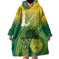 Personalized Leone High School Wearable Blanket Hoodie Leone Lion