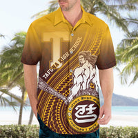 Personalized Tafuna High School Hawaiian Shirt Polynesian Warrior