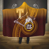 Tafuna High School Hooded Blanket Polynesian Warrior