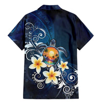 Hawaii Honu Family Matching Mermaid Dress and Hawaiian Shirt Polynesian Curves Plumeria - Polynesian Pride