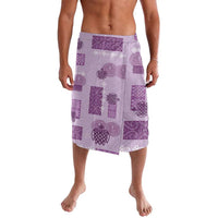 Vintage Lapita Lavalava Iconic Double Face Pattern Violet