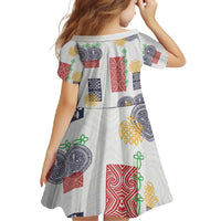 Vintage Lapita Family Matching Tank Maxi Dress and Hawaiian Shirt Iconic Double Face Pattern LT05 - Polynesian Pride