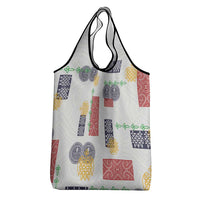 Vintage Lapita Grocery Bag Iconic Double Face Pattern LT05 - Polynesian Pride