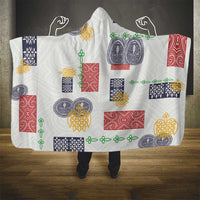 Vintage Lapita Hooded Blanket Iconic Double Face Pattern