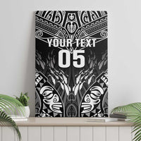 Custom New Zealand Fishing Canvas Wall Art Aotearoa Maori Koru - Polynesian Pride