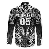 Custom New Zealand Fishing Family Matching Off Shoulder Short Dress and Hawaiian Shirt Aotearoa Maori Koru LT05 - Polynesian Pride