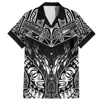 Custom New Zealand Fishing Family Matching Short Sleeve Bodycon Dress and Hawaiian Shirt Aotearoa Maori Koru - Polynesian Pride