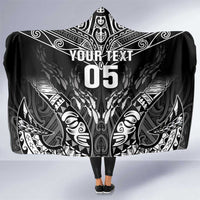 Custom New Zealand Fishing Hooded Blanket Aotearoa Maori Koru - Polynesian Pride
