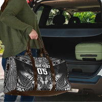 Custom New Zealand Fishing Travel Bag Aotearoa Maori Koru - Polynesian Pride