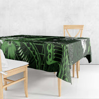 Hawaii Ukulele Tablecloth Polynesian Pattern Mix Hibiscus Green Version LT05 - Polynesian Pride